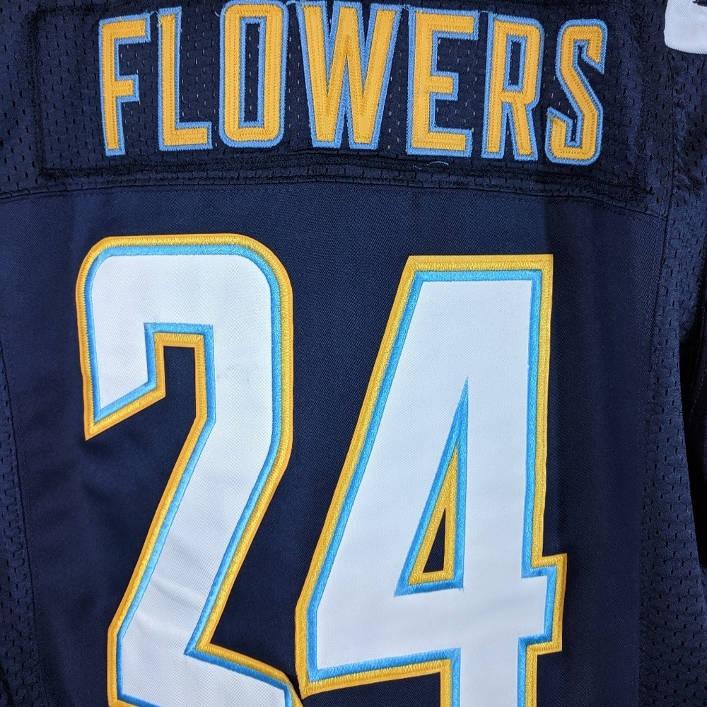 NFL San Diego Chargers On Field Flowers Nike Jersey - Picture 3 of 5